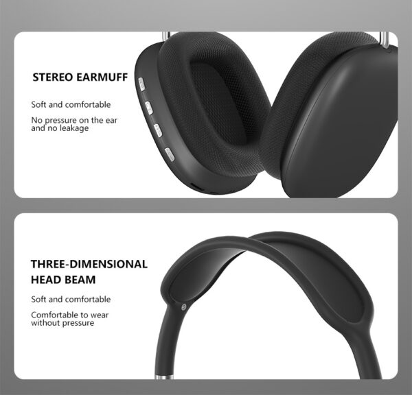 Premium Wireless Bluetooth 5.0 Headphones – Long Battery Life - Image 8