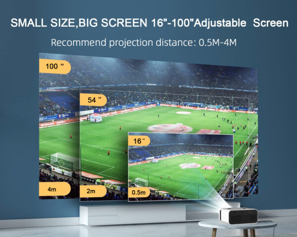 Wired/Wireless Mini Projector - Image 8