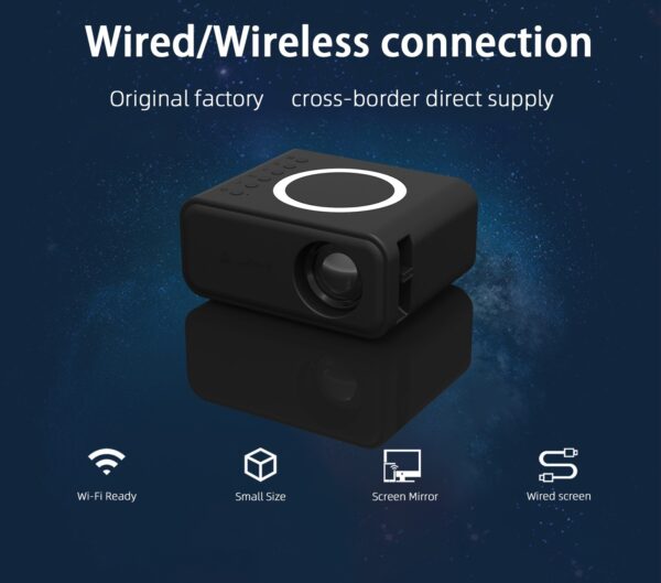 Wired/Wireless Mini Projector - Image 12