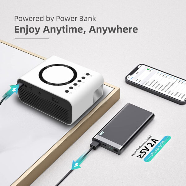 Wired/Wireless Mini Projector - Image 4