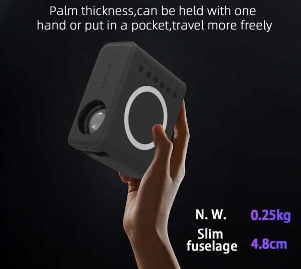 Wired/Wireless Mini Projector - Image 5