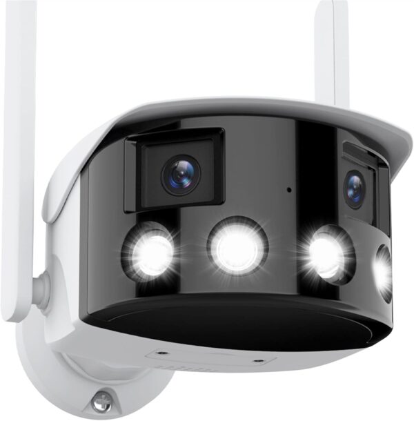 4MP Dual-Lens Wide View Wi-Fi Camera - Side