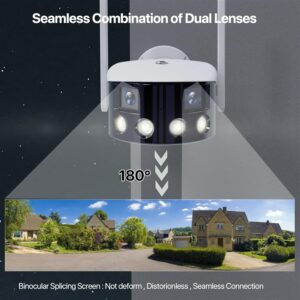 4MP Dual-Lens Wide View Wi-Fi Camera - scenery1
